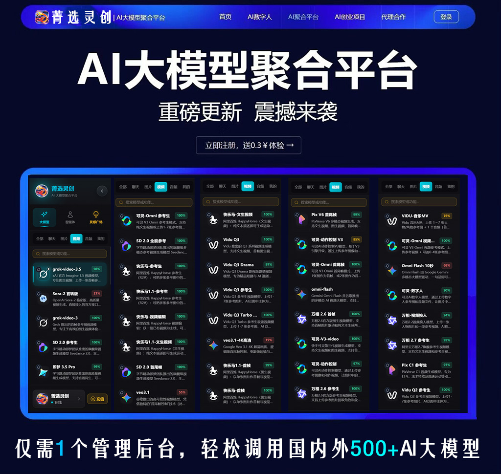 菁选灵创 AI视频短剧生成范例